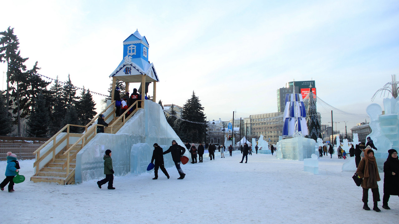 Прокатиться получится не везде: почему в парках Челябинска нет ледяных горок