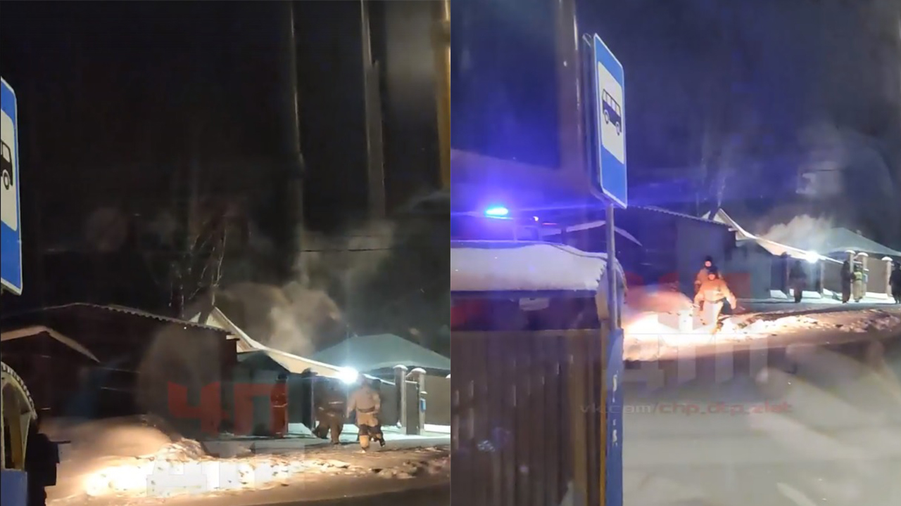 Из-за пожара в Челябинской области чуть не сгорел гараж