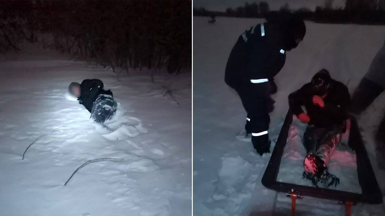 Ноги заледенели: под Челябинском спасли парня, который провел ночь в лесу