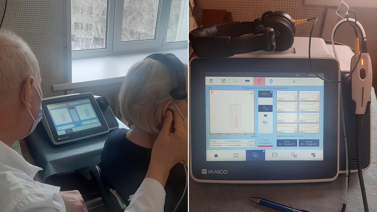 В больнице Челябинска появился новый аппарат для диагностики болезней уха
