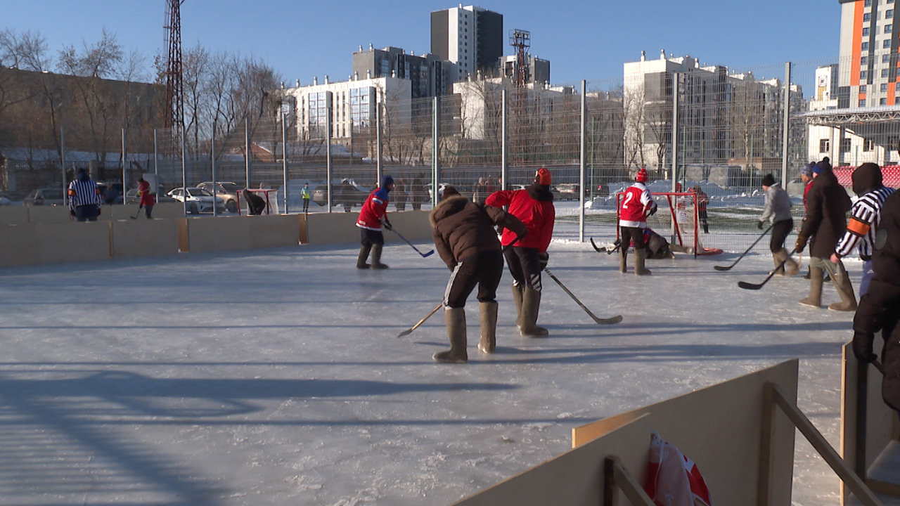 Турнир по хоккею в валенках прошел в Челябинской области