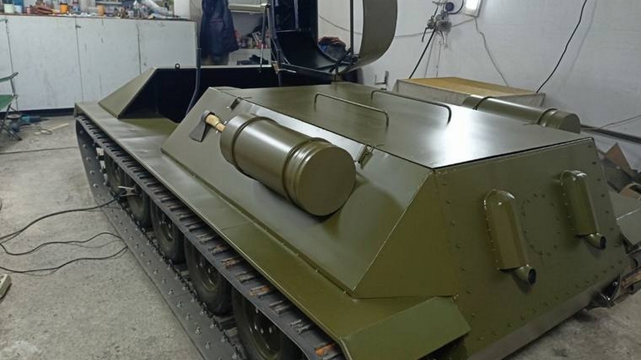 Мастер из Златоуста сделал рабочую копию легендарного танка Т-34
