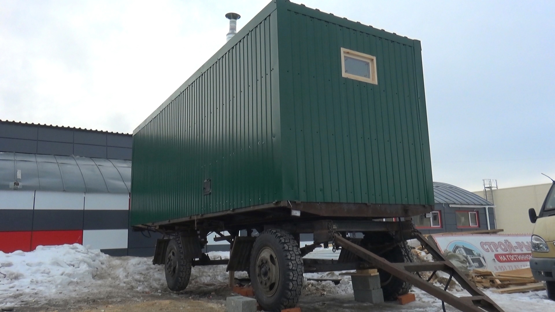 Передвижную баню для бойцов СВО построили в Челябинской области