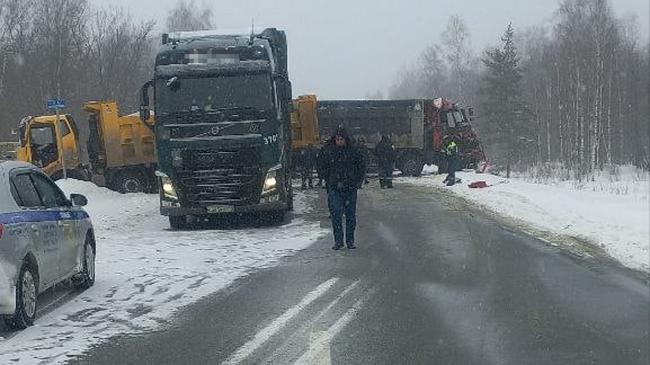 Четыре автомобиля попали в ДТП на трассе М5 на Южном Урале