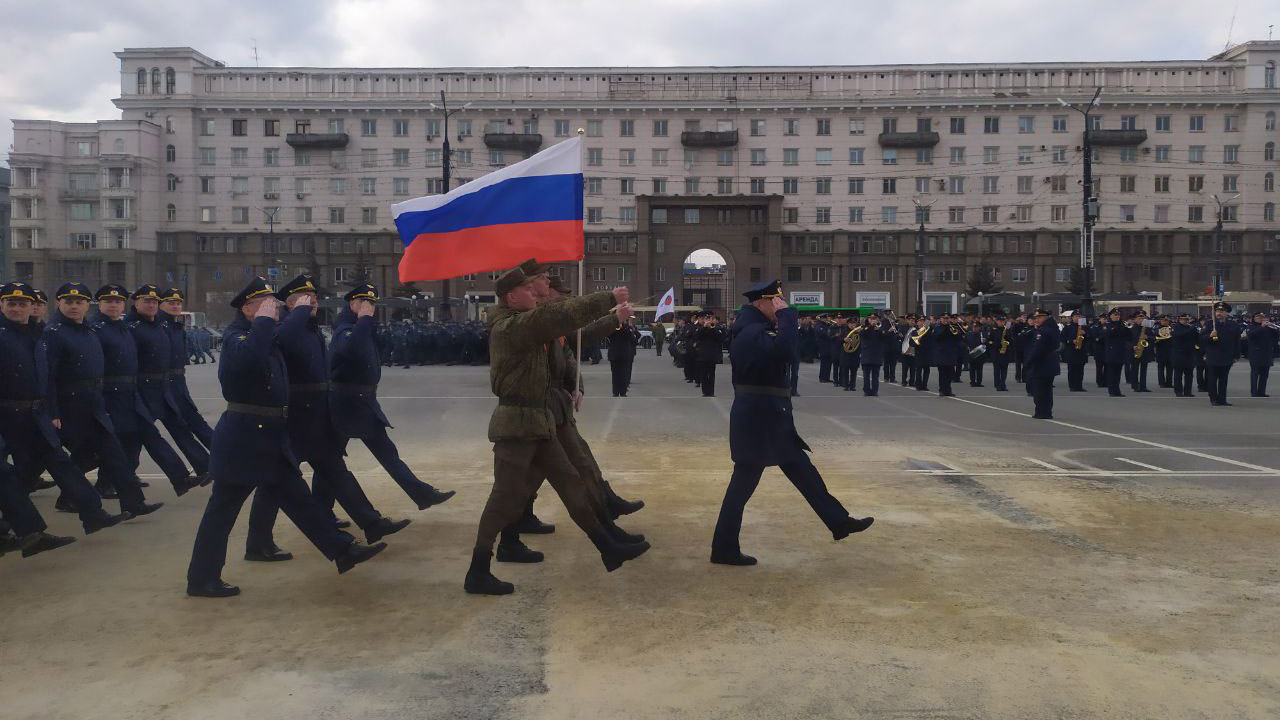 Первую репетицию парада Победы провели в Челябинске
