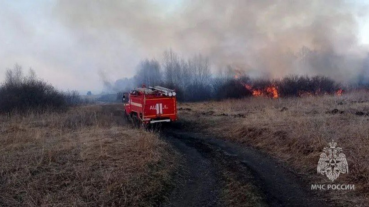 В Челябинской области пожар площадью в 24 га чуть не подобрался к 3 деревням