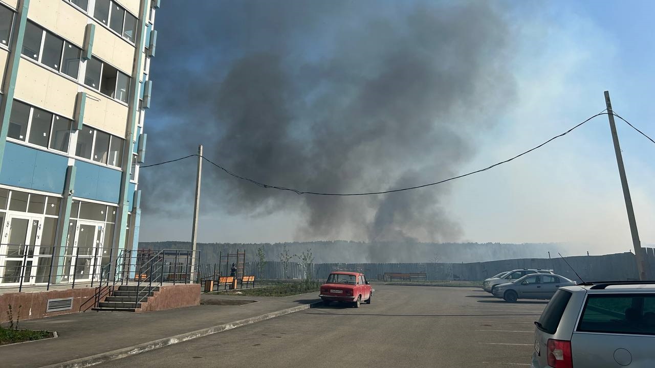 Появились подробности крупного пожара на северо-западе Челябинска