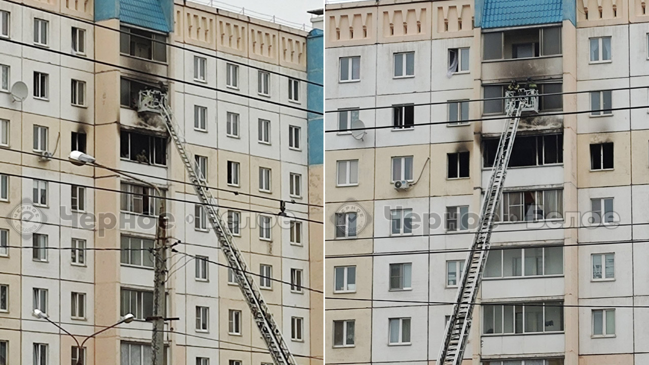 В Челябинской области спасли мужчину из горящей квартиры на 8-м этаже