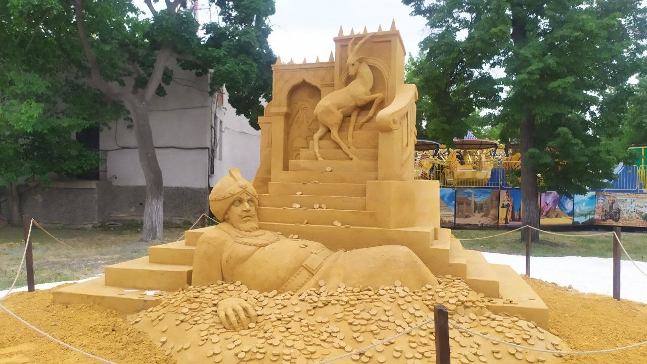 Фестиваль песочных скульптур открылся в Челябинске