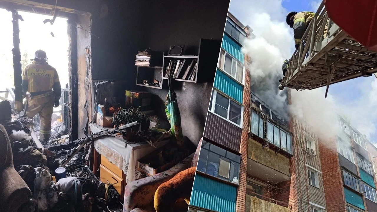 Пожар из-за стеклянных банок на балконе произошел в Челябинской области