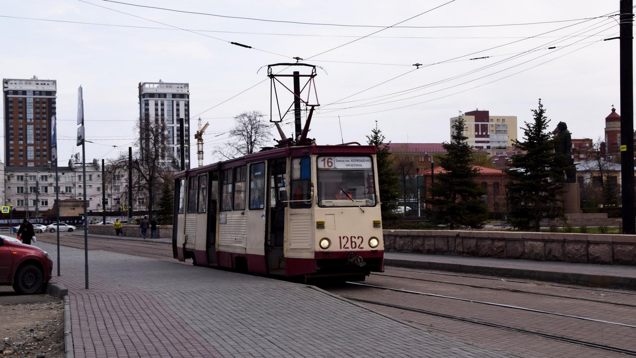 Движение трамваев частично закроют в Челябинске