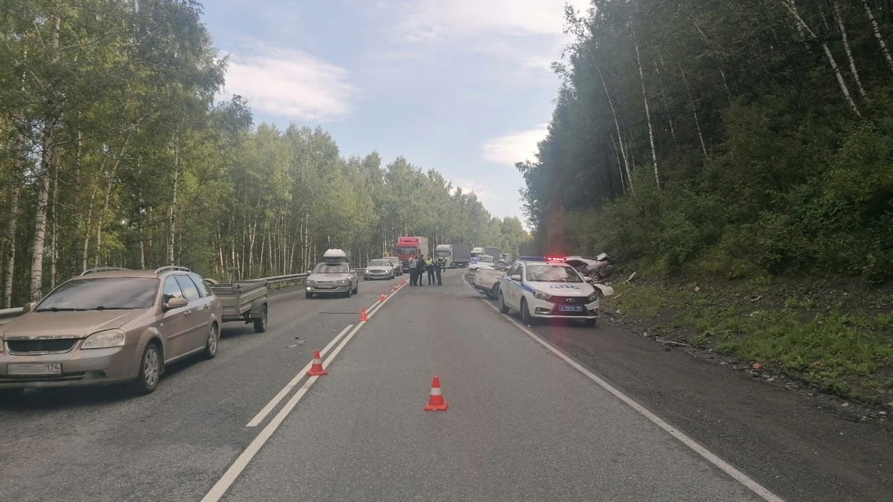 Двое погибли и двое пострадали в ДТП на трассе М5 в Челябинской области