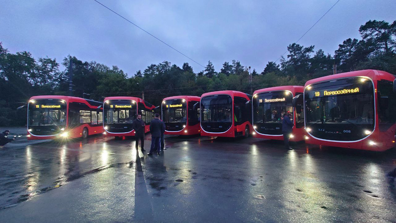 Новые троллейбусы вышли в первые рейсы в Челябинске