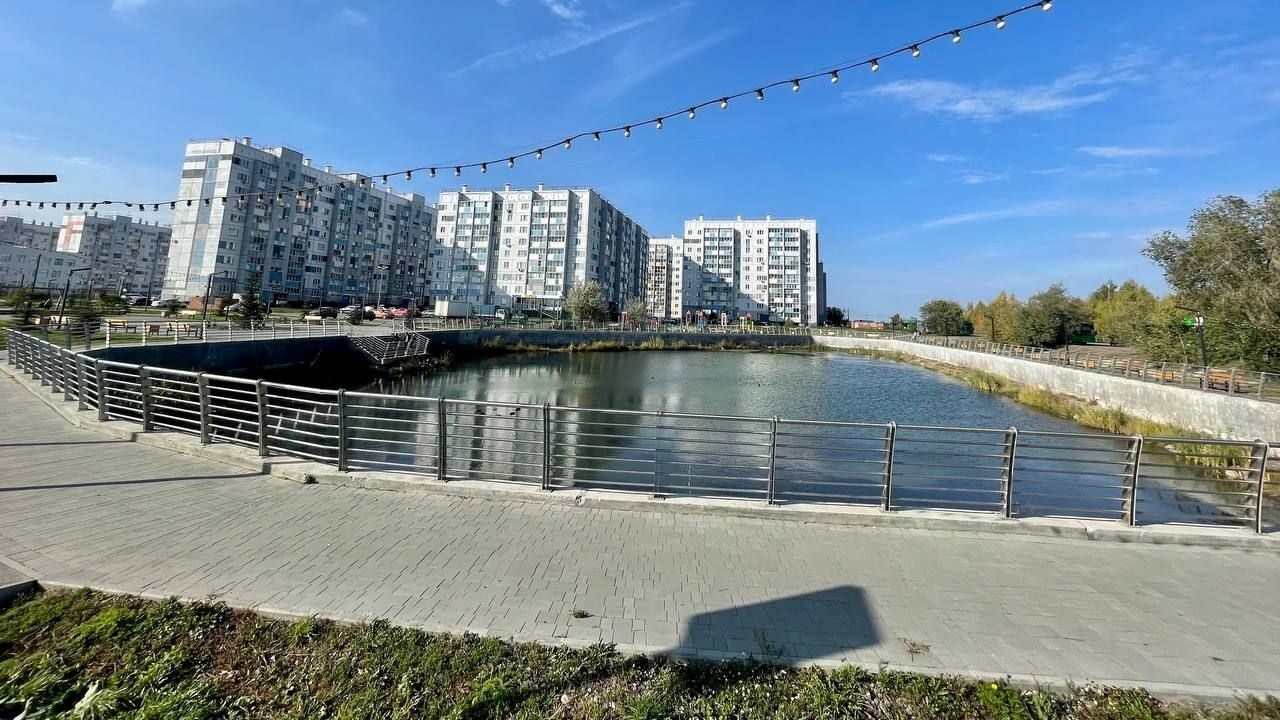 Набережную пруда благоустроили в Челябинске