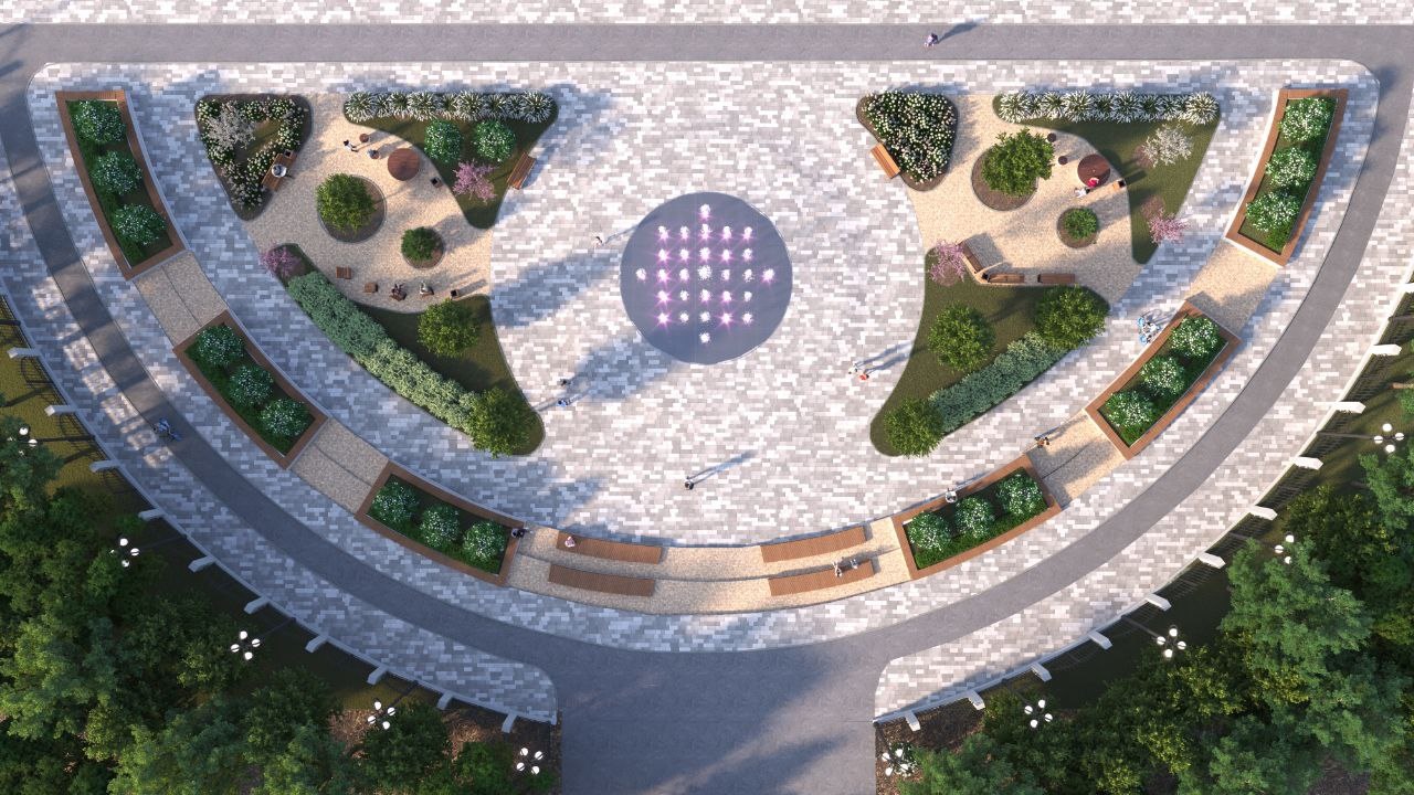 В челябинском сквере построят новый "сухой" фонтан