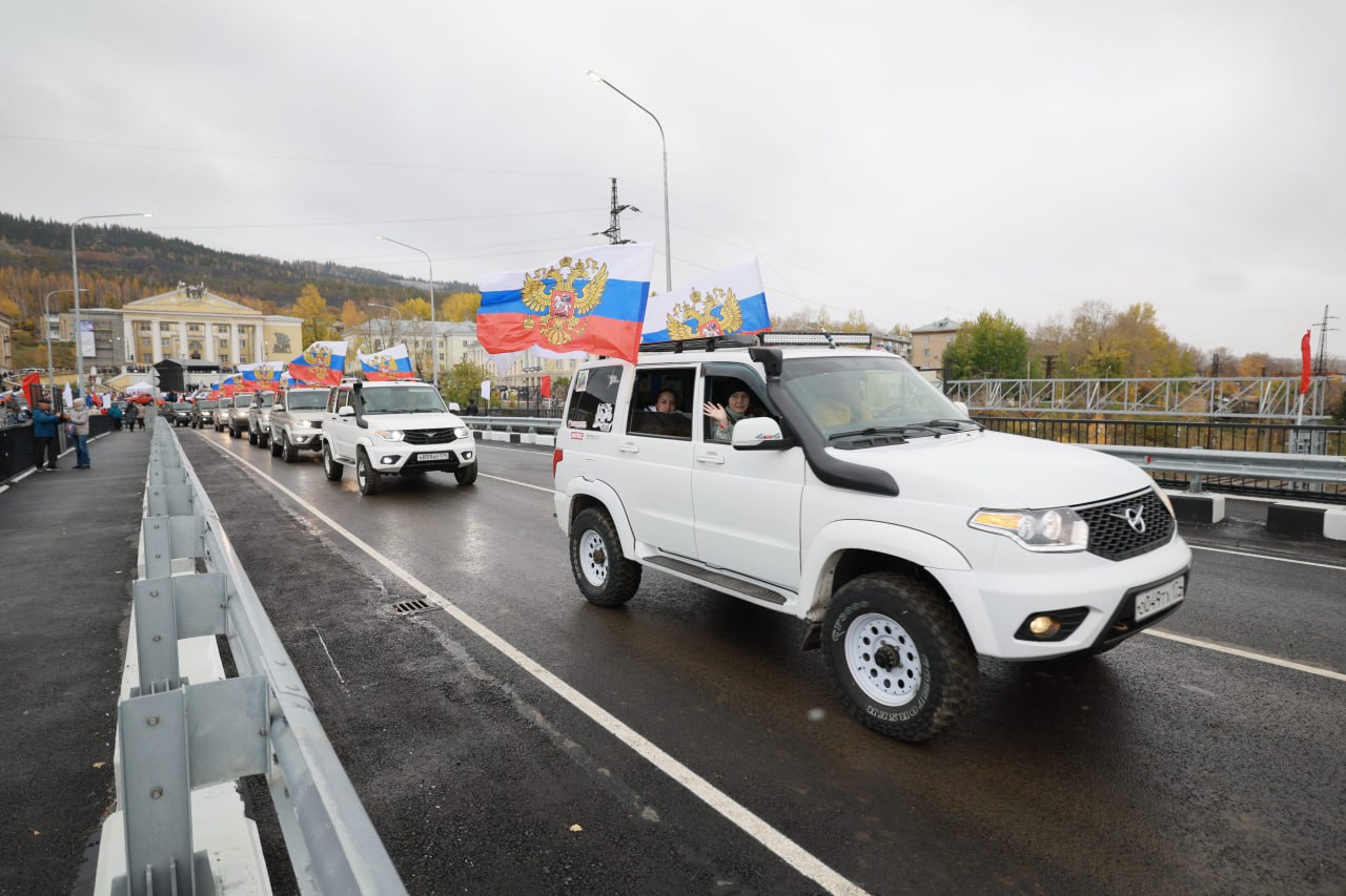 Спиральный мост открыли в Челябинской области