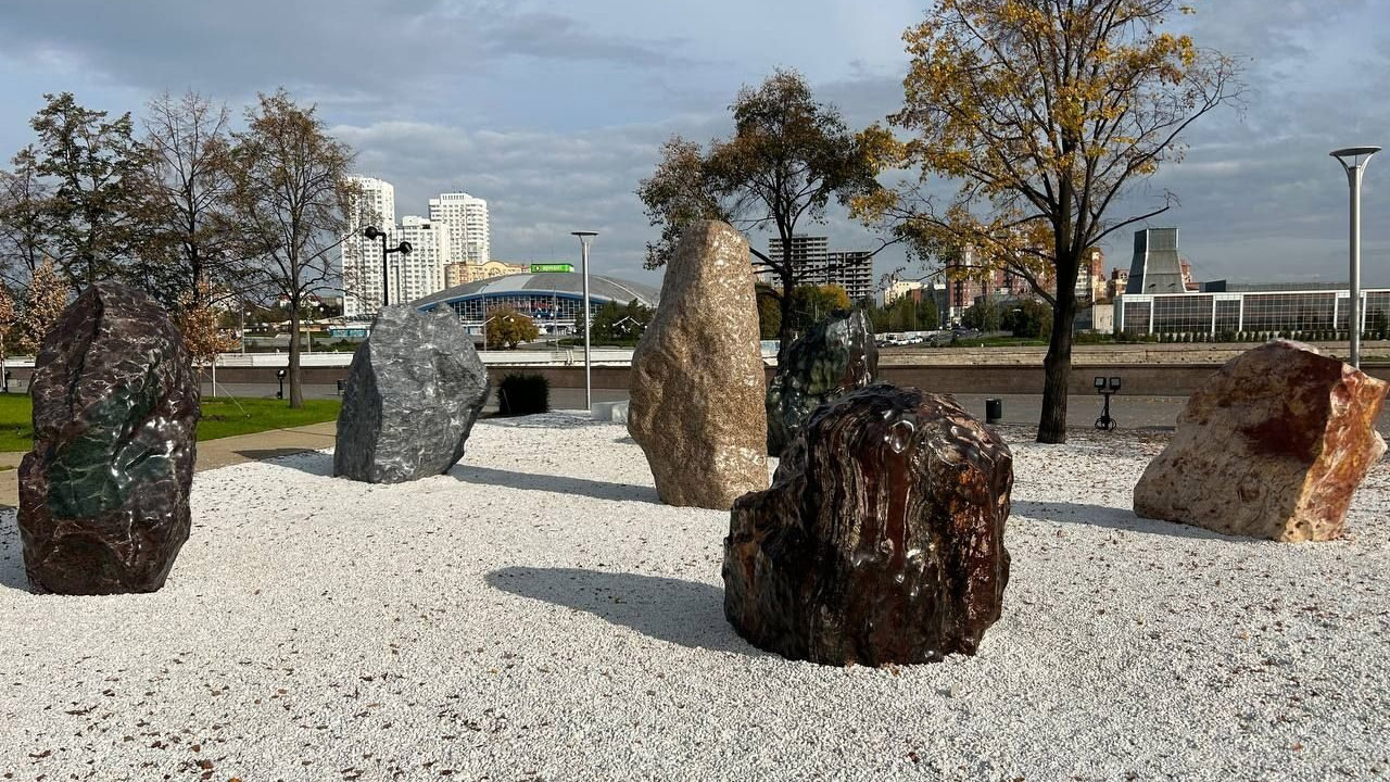 Фонтан в Саду камней в Челябинске будет работать до морозов