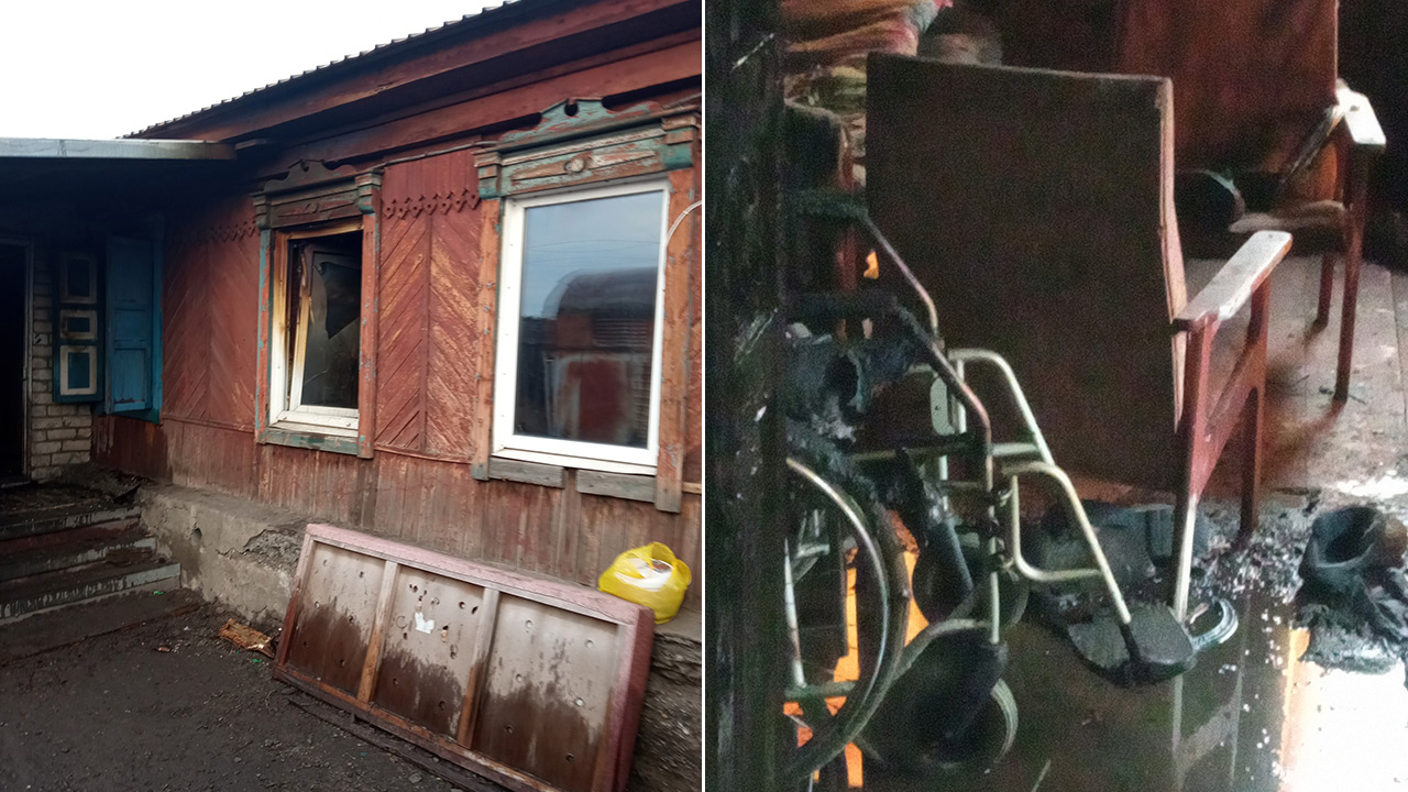 Пенсионер погиб при пожаре в жилом доме в Челябинской области