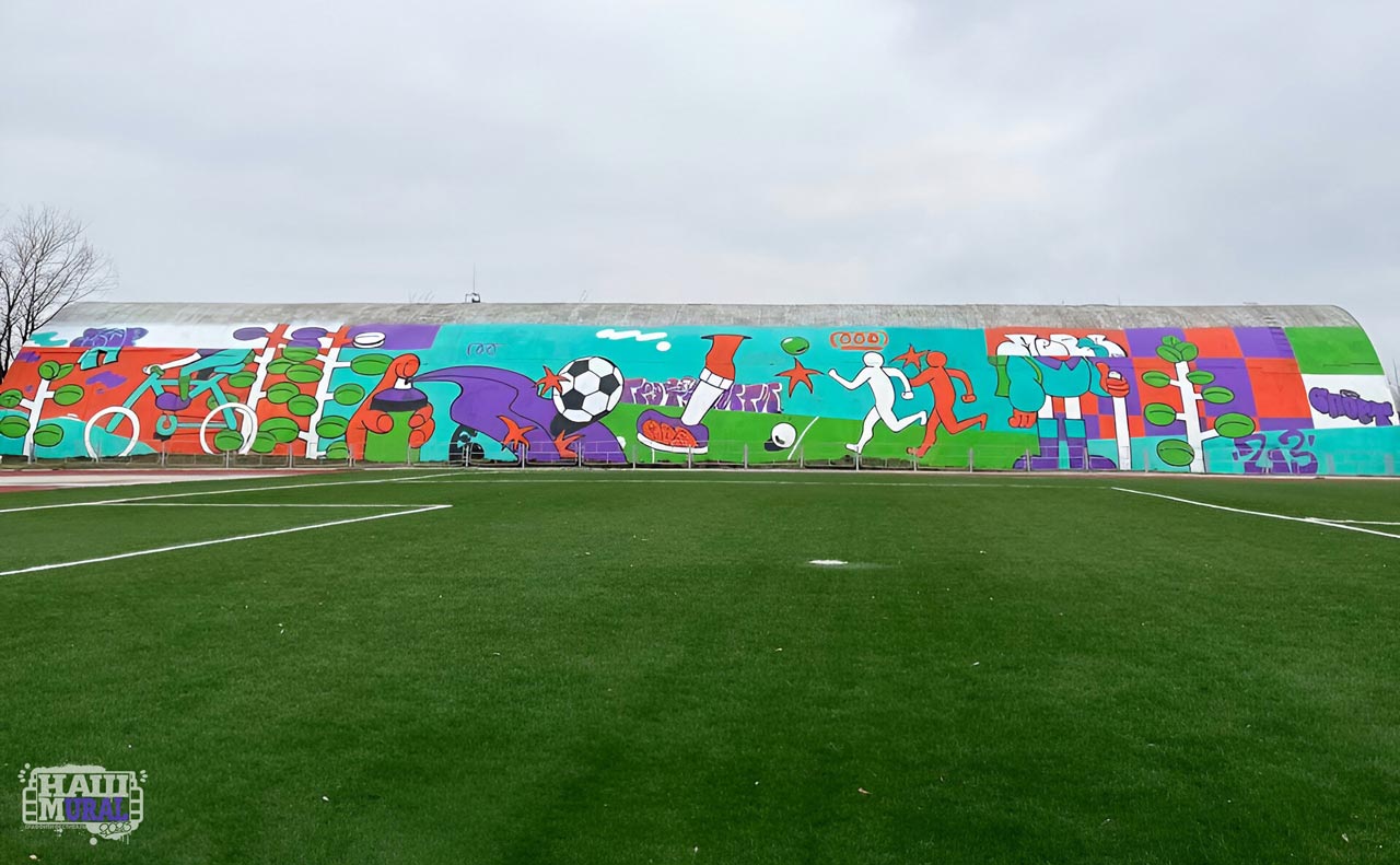 Граффити размером в 600 квадратных метров появилось в Челябинской области