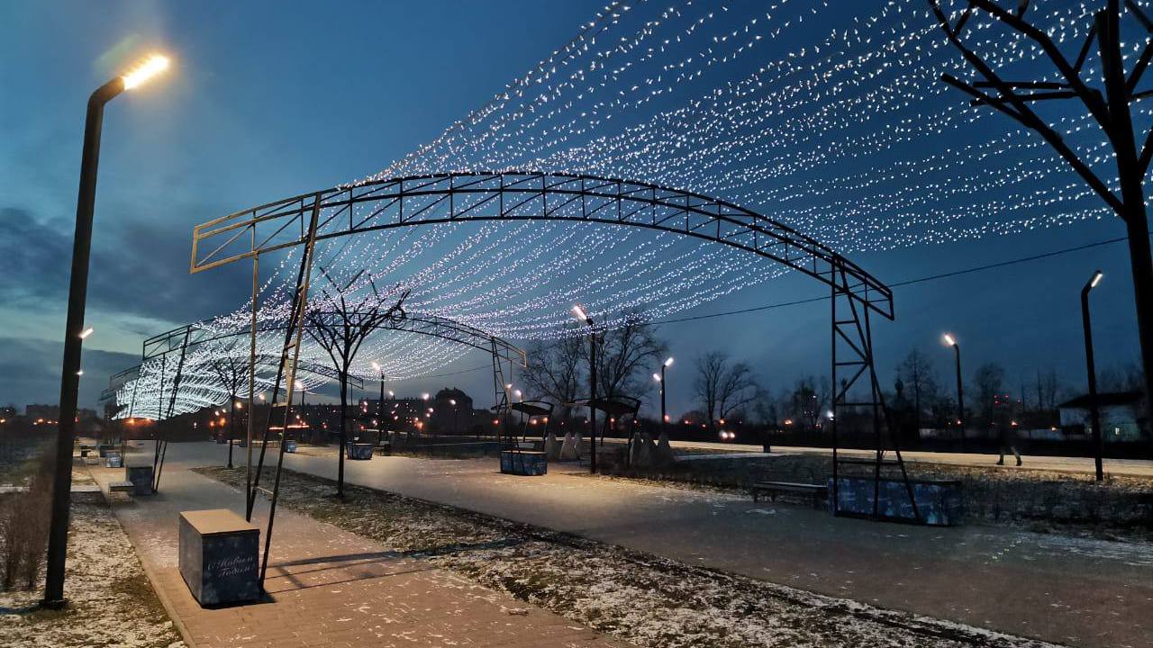 Новый световой тоннель установили в Челябинске