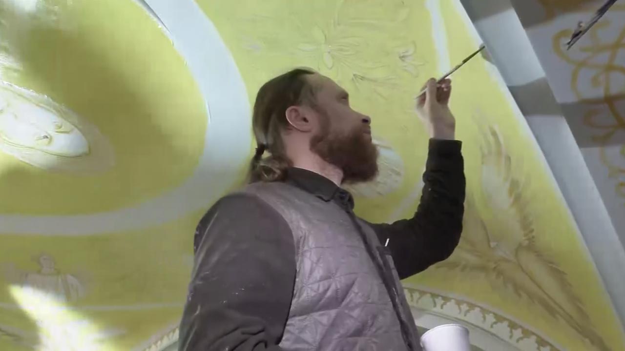 Художники приступили к росписи нового кафедрального собора в Челябинске