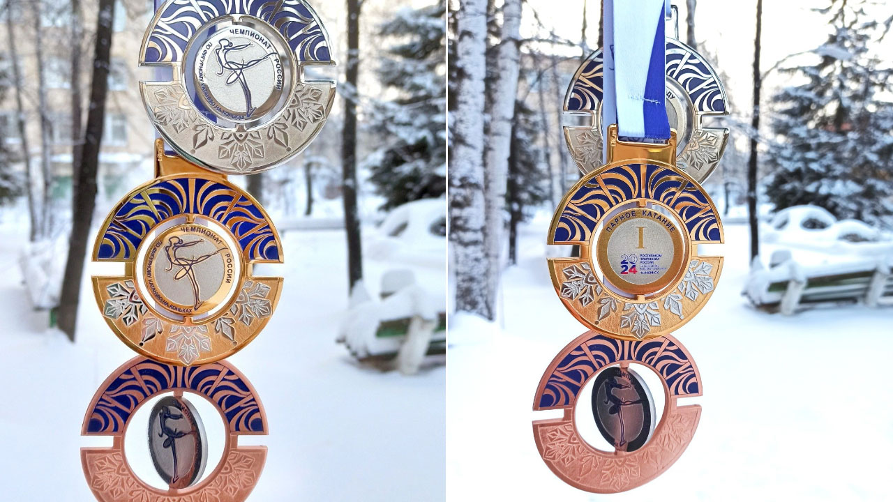 Мастера в Златоусте изготовили медали для чемпионата России по фигурному катанию
