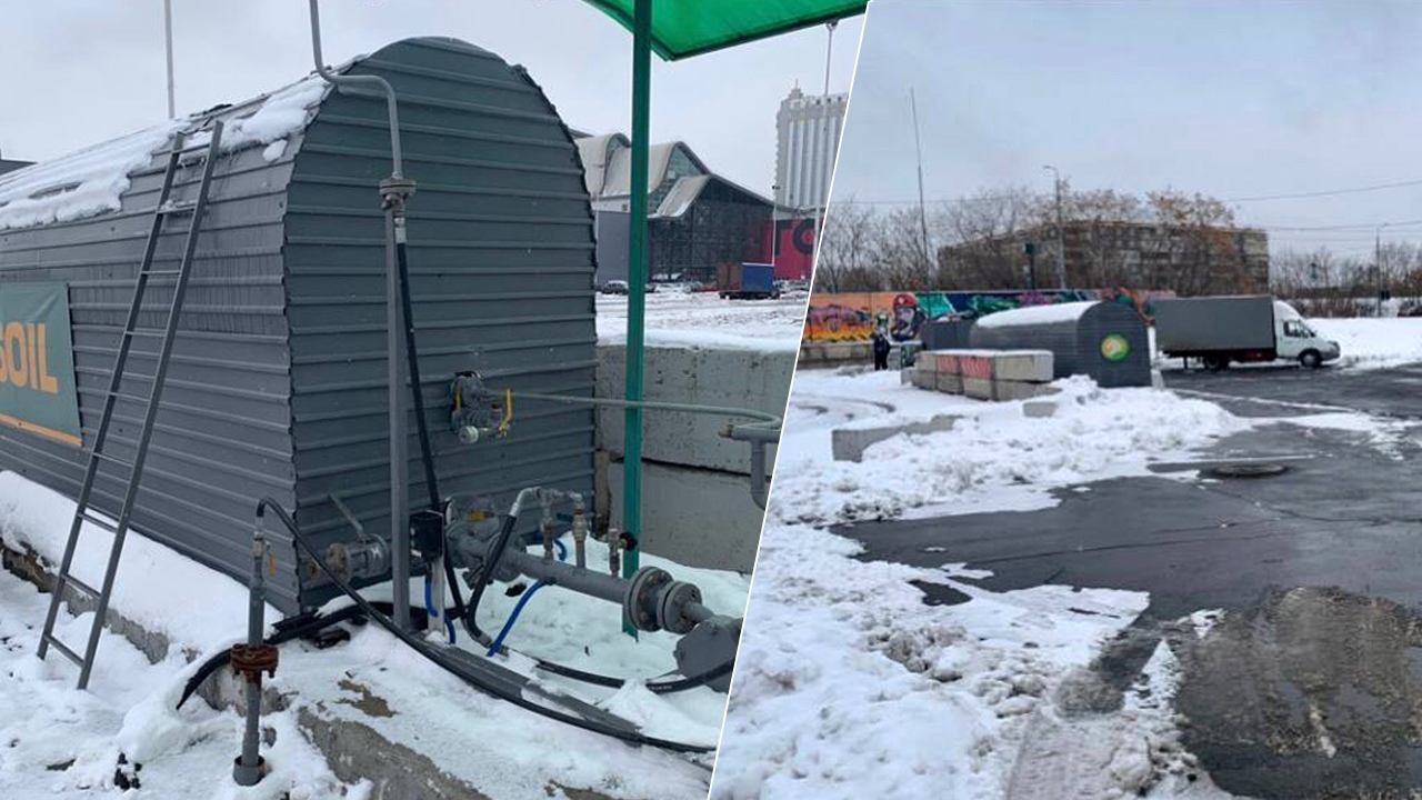 Работу опасной автозаправки приостановили в Челябинске 