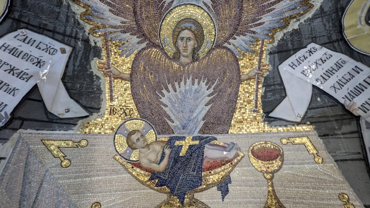 Мастера из Беларуси украшают мозаикой новый кафедральный собор Челябинска