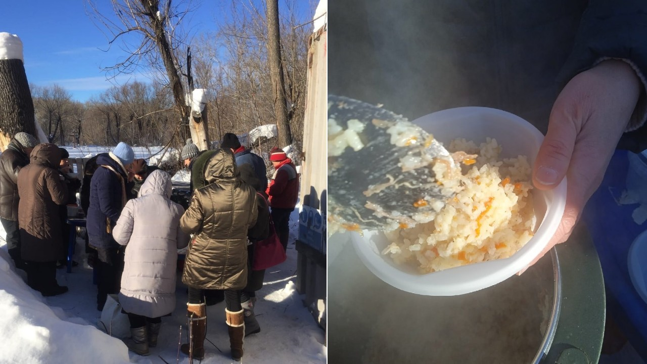Нуждающихся жителей Челябинска кормят бесплатными обедами