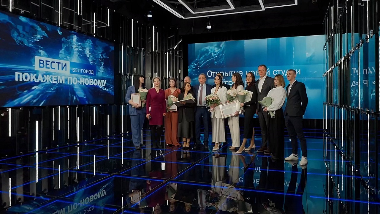 На ГТРК "Белгород" начали вещание из новой студии На ГТРК "Белгород" начали вещание из новой студии