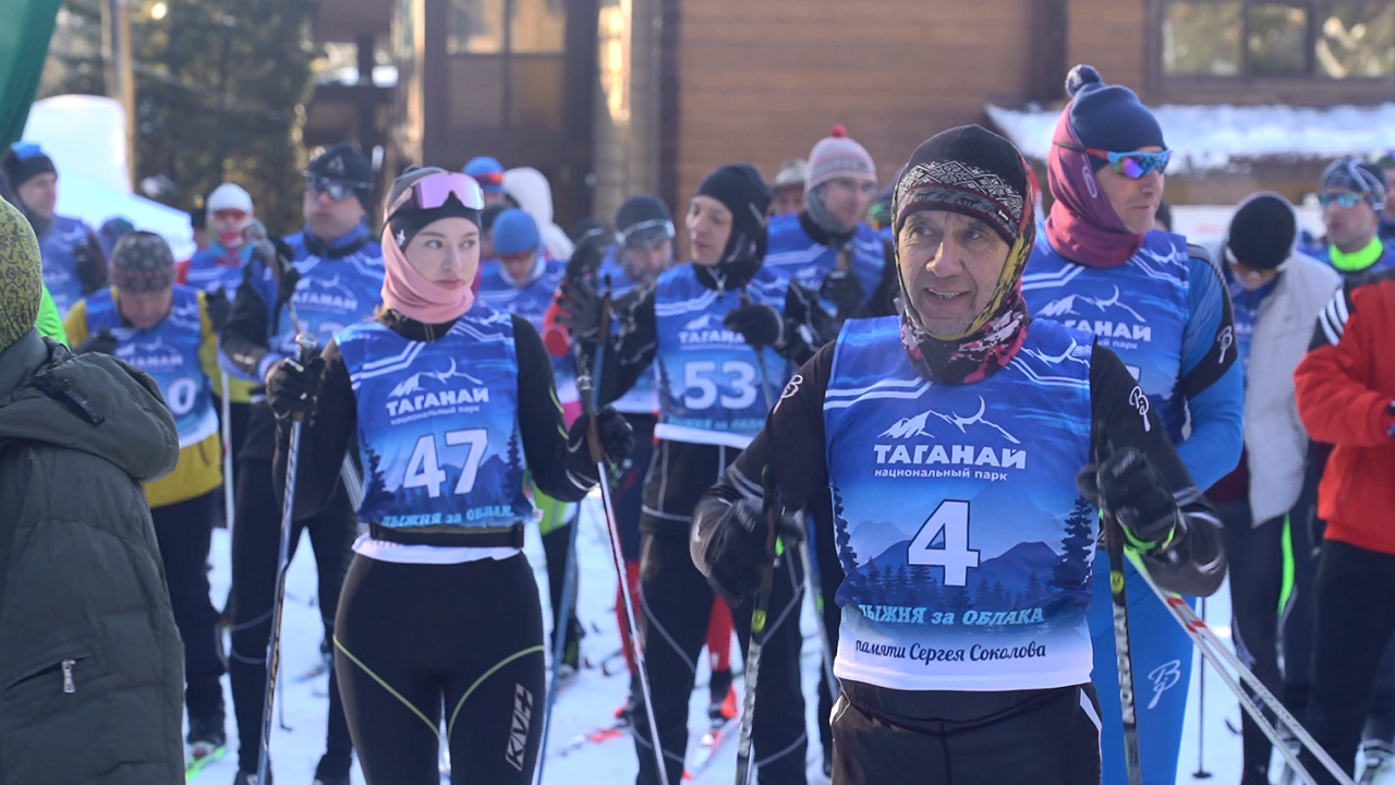 В Челябинской области более 250 человек вышли на старт марафона "Лыжня за облака"