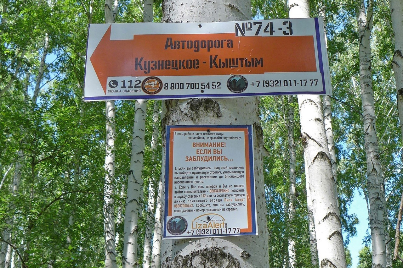 Помогают тем, кто заблудился: в лесах Челябинской области устанавливают указатели