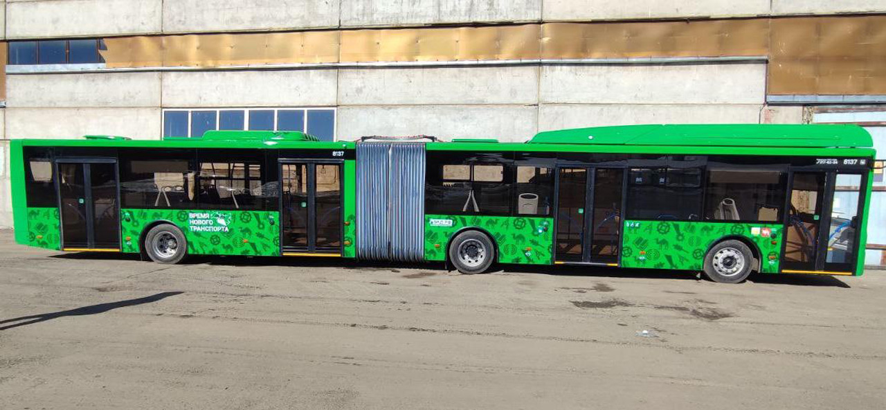 Новые автобусы-гармошки вышли на улицы Челябинска