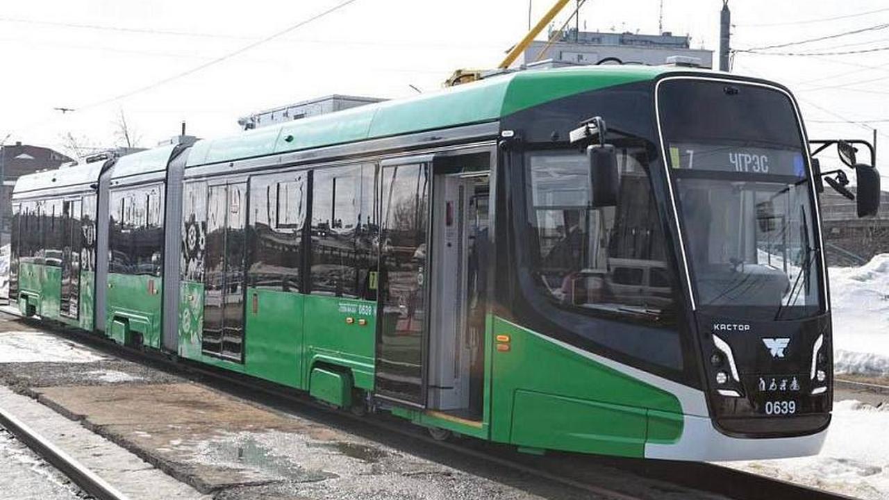 Трехсекционный трамвайный вагон длиной в 25 метров тестируют в Челябинске