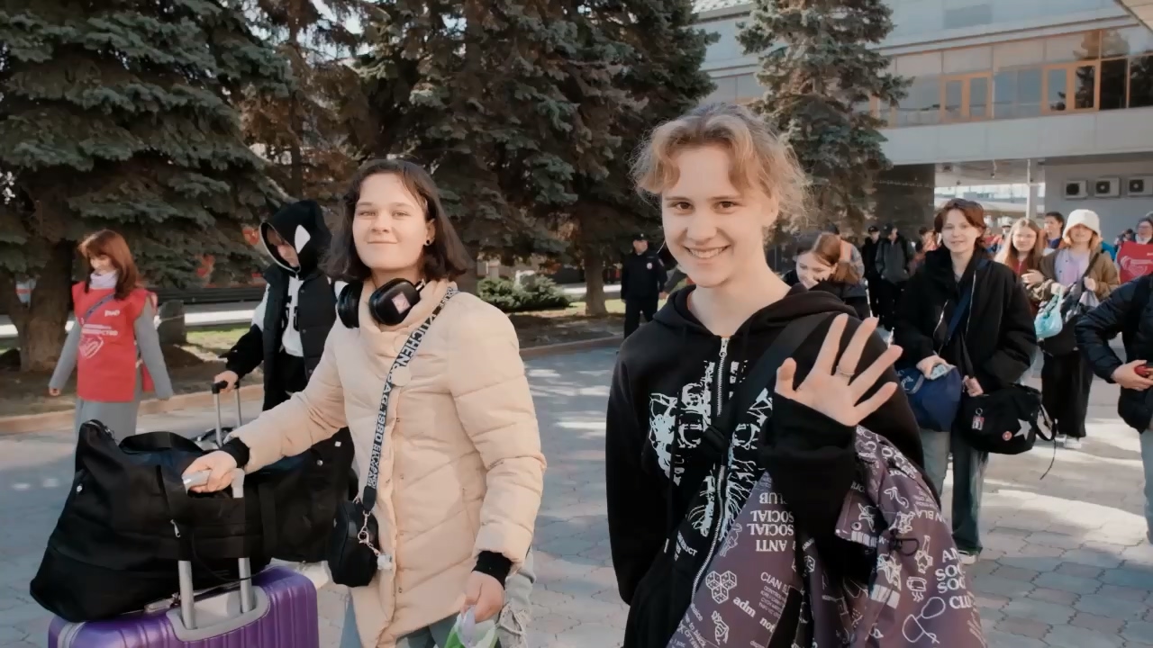 Дети из Белгородской области прибыли в Челябинск Дети из Белгородской области прибыли в Челябинск