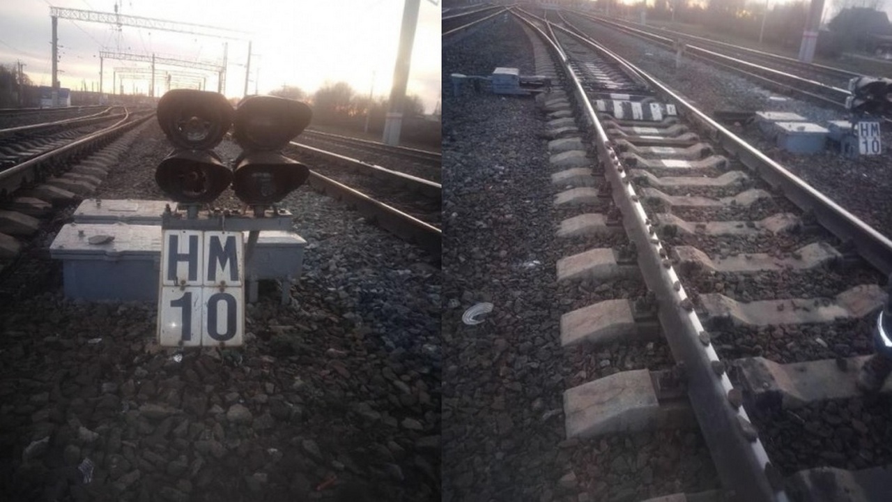 Дети разбили линзы светофоров на железной дороге под Челябинском