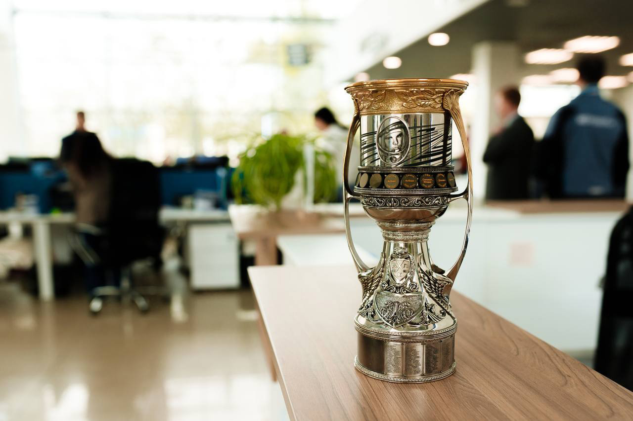 В Магнитогорске создали 3D-копию Кубка Гагарина