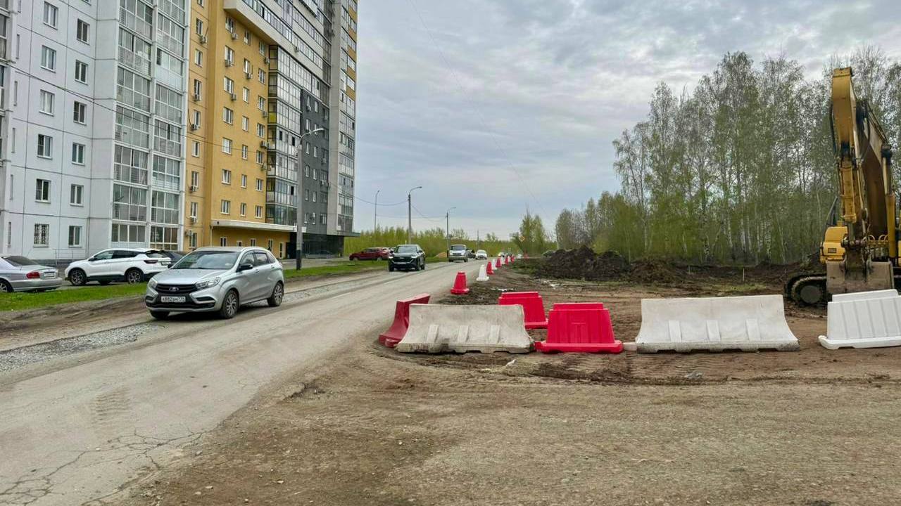 Дорогу на Тополиной аллее в Челябинске расширят до четырех полос  