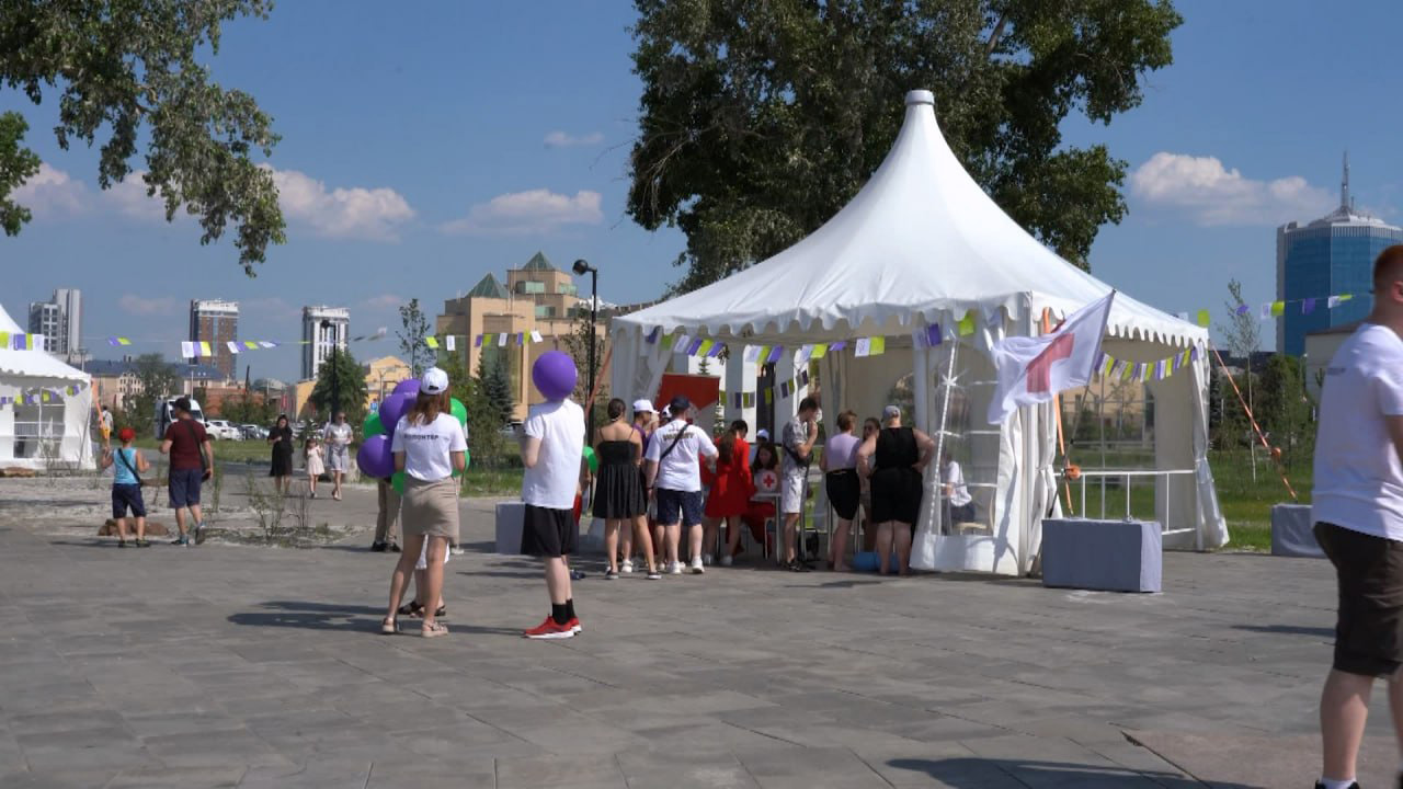 Фестиваль здоровья провели на набережной в Челябинске Фестиваль здоровья провели на набережной в Челябинске