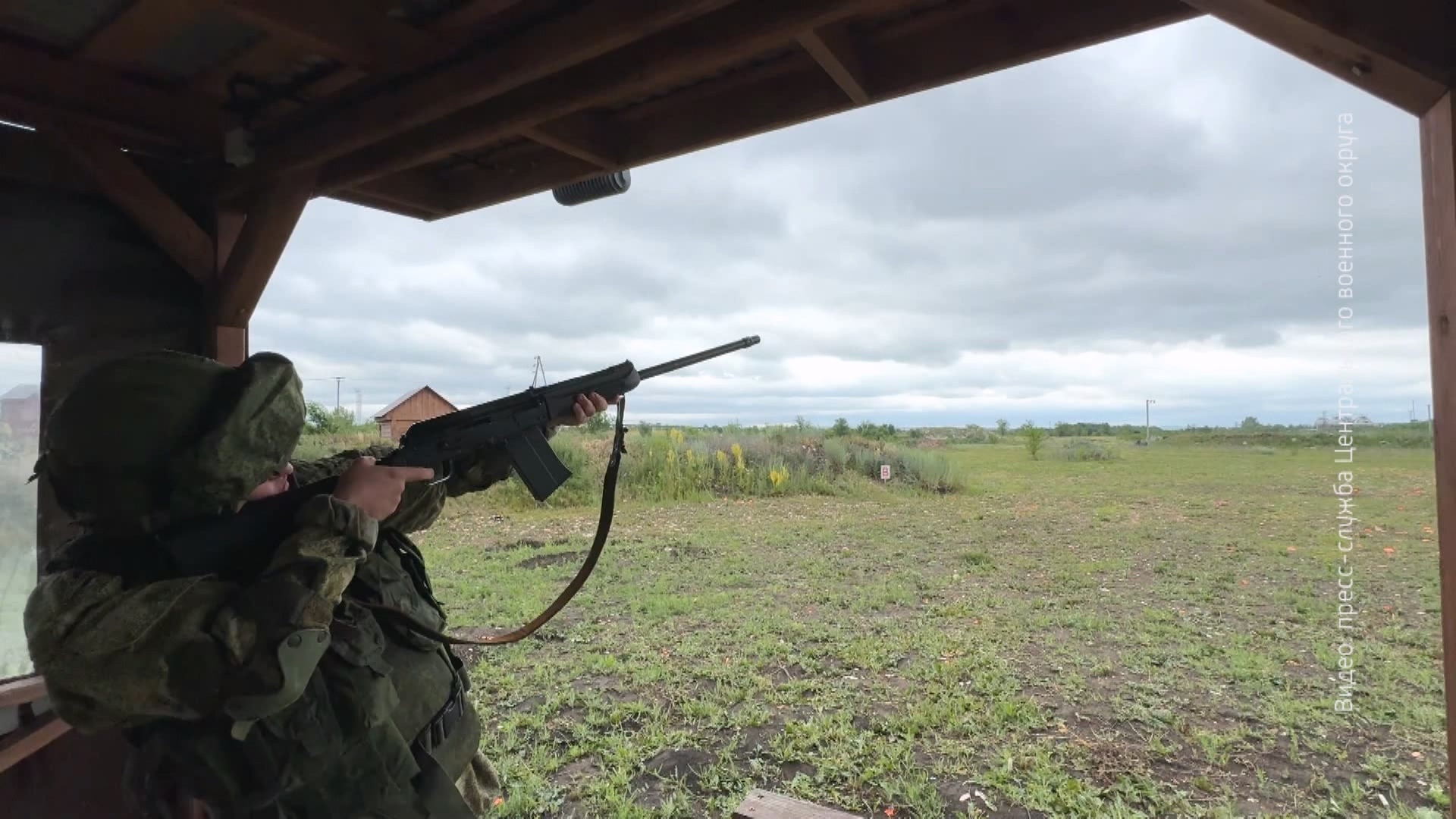 Стрелков Центрального военного округа учат сбивать дроны Стрелков Центрального военного округа учат сбивать дроны