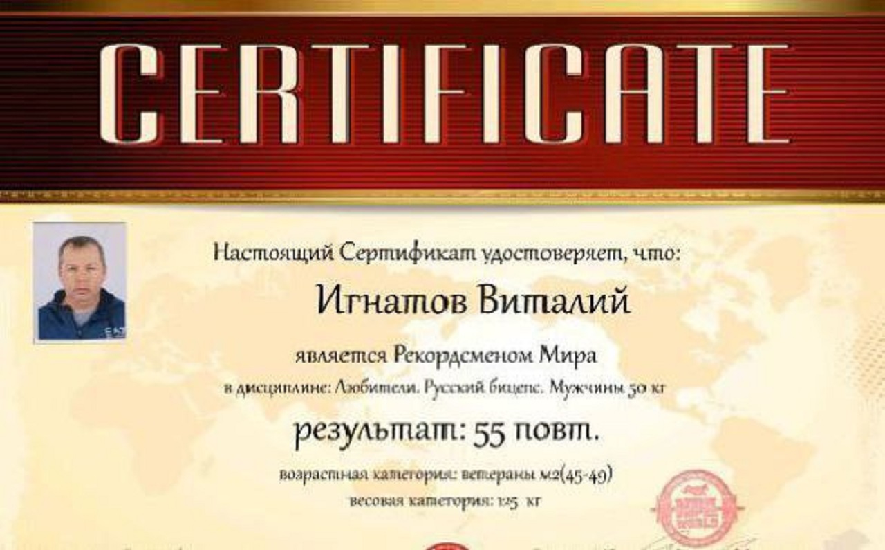 Пожарный из Челябинской области установил мировой рекорд в силовой дисциплине Пожарный из Челябинской области установил мировой рекорд в силовой дисциплине