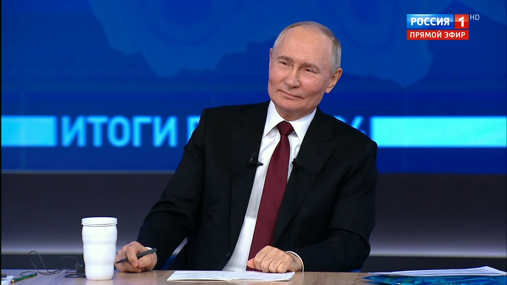 Съемочная группа ГТРК "Южный Урал" приняла участие в большой пресс-конференции Владимира Путина