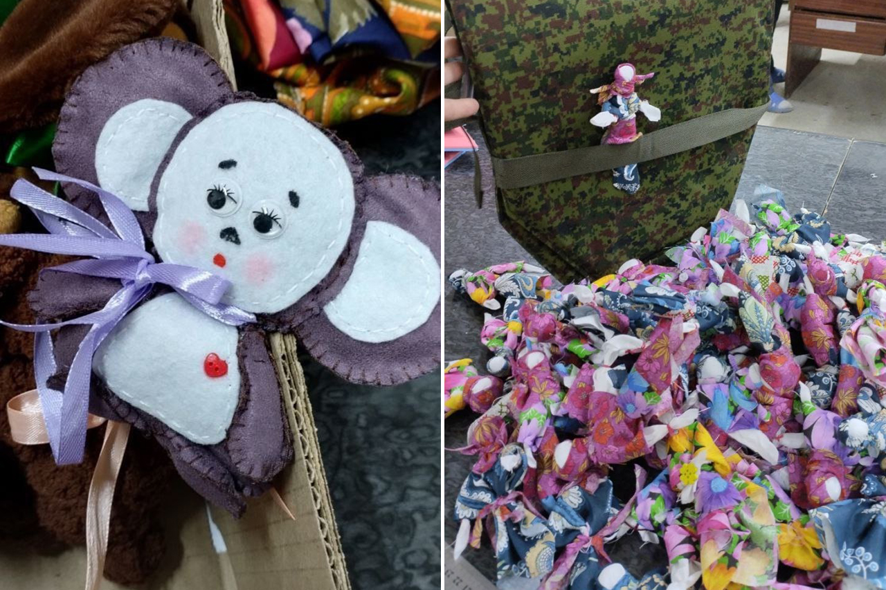 Чебурашек и ангелочков для бойцов СВО создают дети в Челябинской области