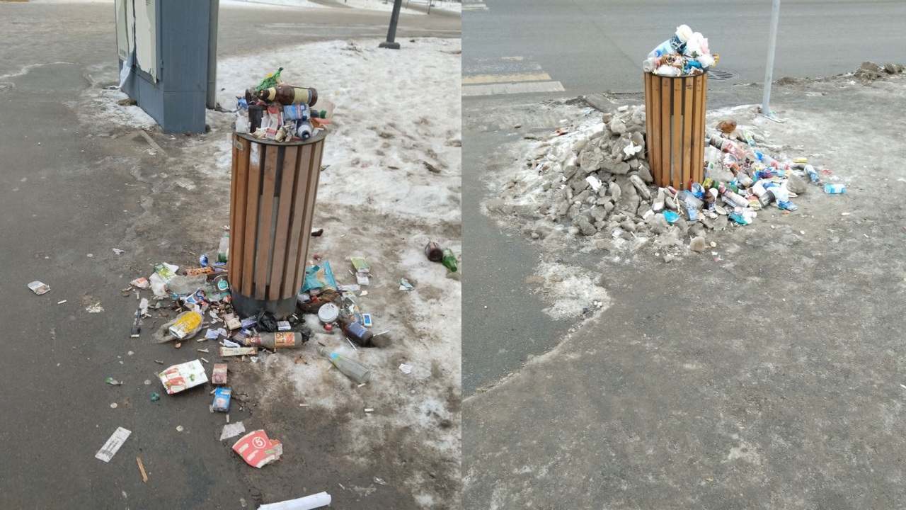 Челябинцы жалуются на переполненные урны в микрорайоне Парковый Челябинцы жалуются на переполненные урны в микрорайоне Парковый