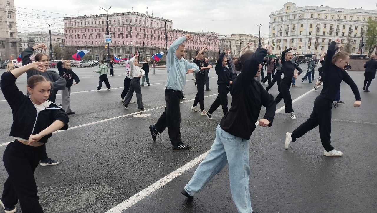 Репетиция творческой части парада Победы прошла в Челябинске Репетиция творческой части парада Победы прошла в Челябинске