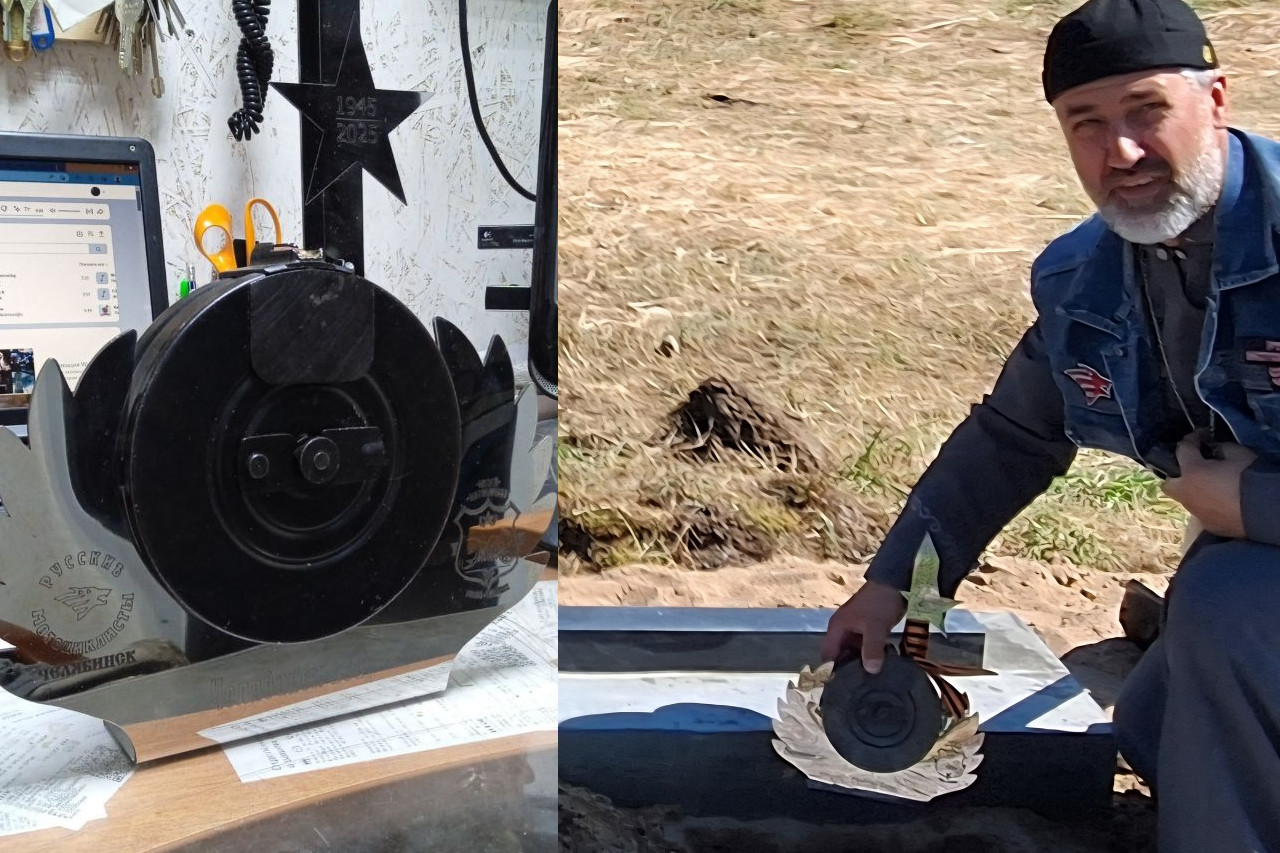 Священник-байкер доставил капсулу с землей из Челябинска в Выборг Священник-байкер доставил капсулу с землей из Челябинска в Выборг