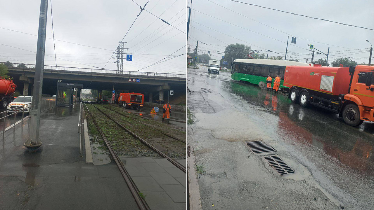В Челябинске решают вопрос с подтоплением трамвайных путей у депо В Челябинске решают вопрос с подтоплением трамвайных путей у депо