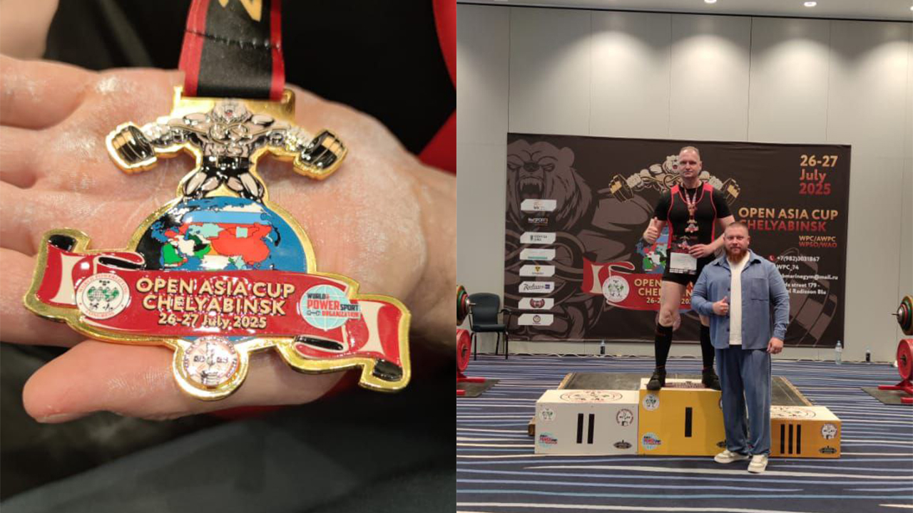 Врач из Челябинска стал чемпионом Кубка Азии по пауэрлифтингу