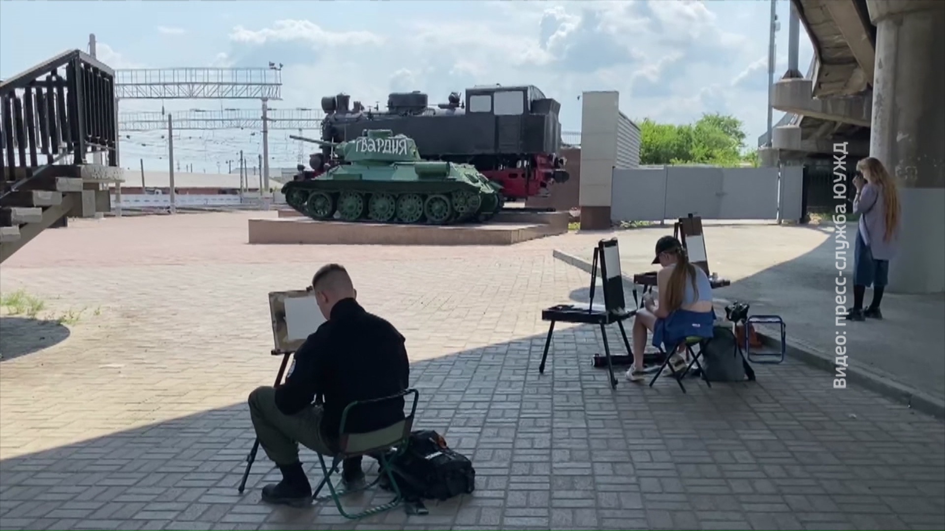 Центр исторического наследия ЮУЖД стал художественной мастерской под открытым небом