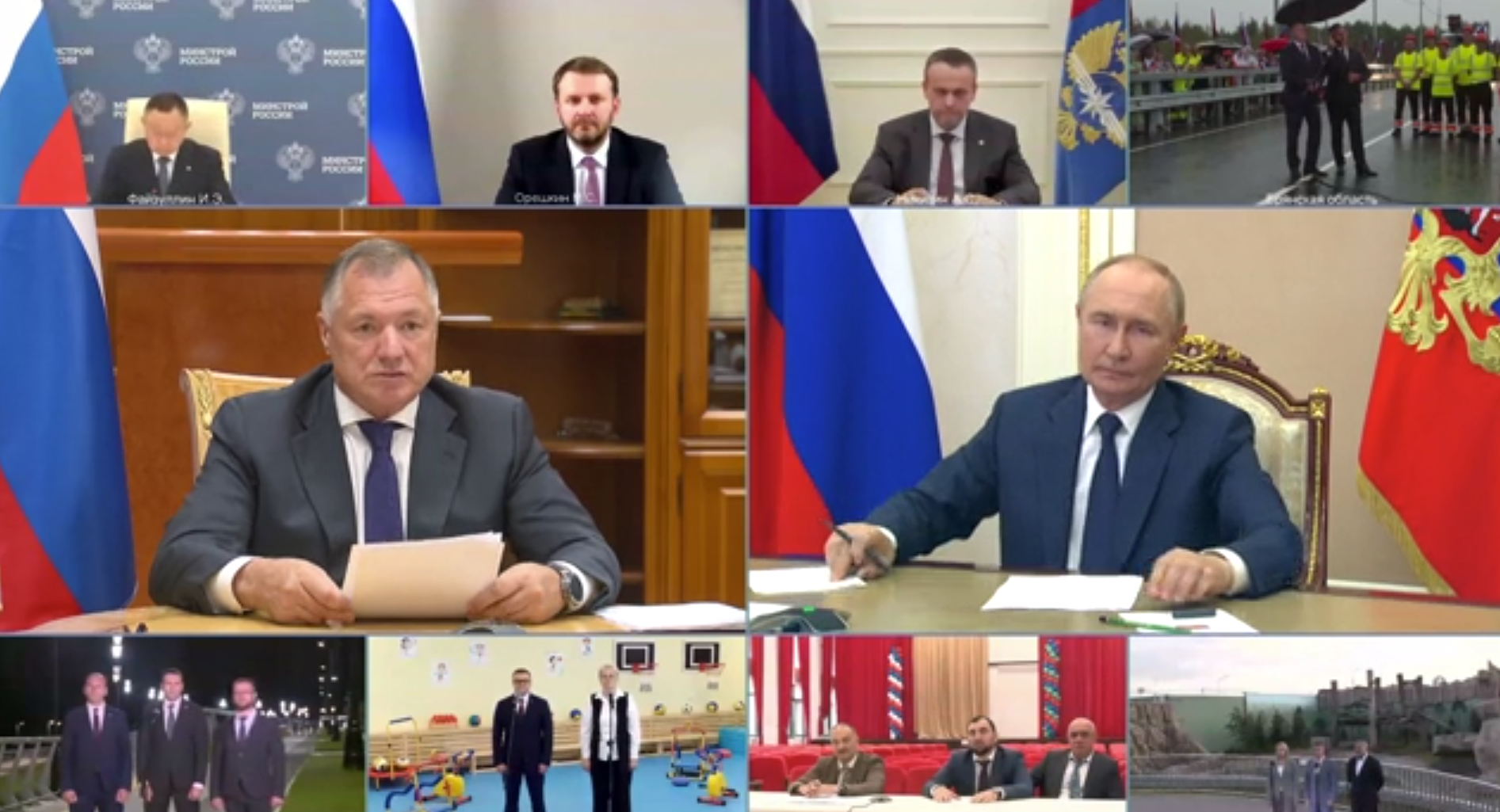 Президент Владимир Путин отметил успехи строителей Челябинской области